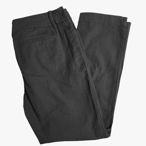 Massimo‎ Pants Casual Womens Size 10 fit 3 Stretch Grey Straight Leg Flat Front - Picture 2 of 12